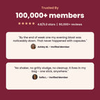 Trusted by 100,000+ members - Vessa reviews